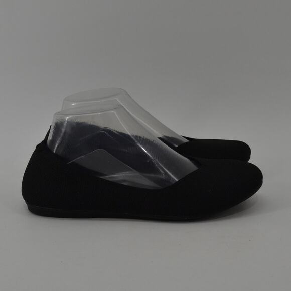 Arromic Womens Ballet Flats Sz 8 Black Knit Round Toe Casual - Picture 7 of 11